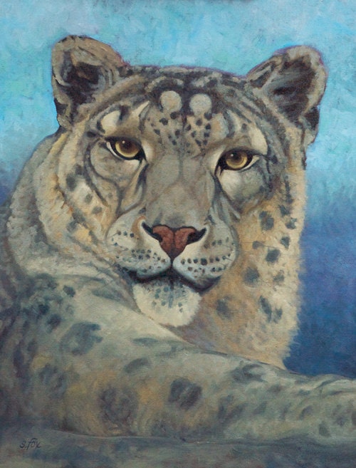 Snow Leopard print
