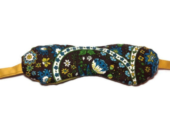 Calming eye mask / Eye pillow in paisley