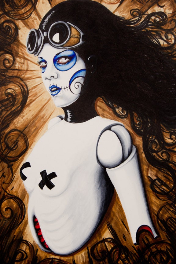 Steam Punk "Spirit of Flight" 10x15 limited edition print