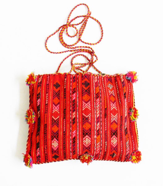 LARGE Vintage Woven Kilim Bag Backpack