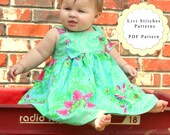 Vivian Knot Dress Sewing Pattern- Instant Download PDF Pattern and Tutorial- Livi Stitches Childrens Sewing Patterns