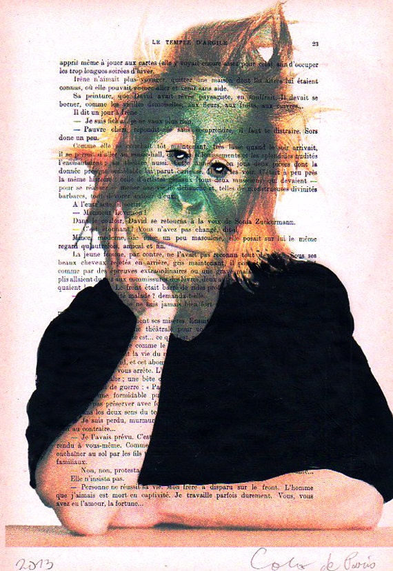 Illustration Prints posters Acrylic paintings  Original Drawing Giclee Mixed Media Art digital typography: Thinking