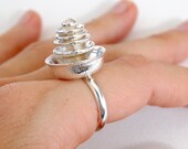 SAMPLE SALE Sterling silver succulent ring