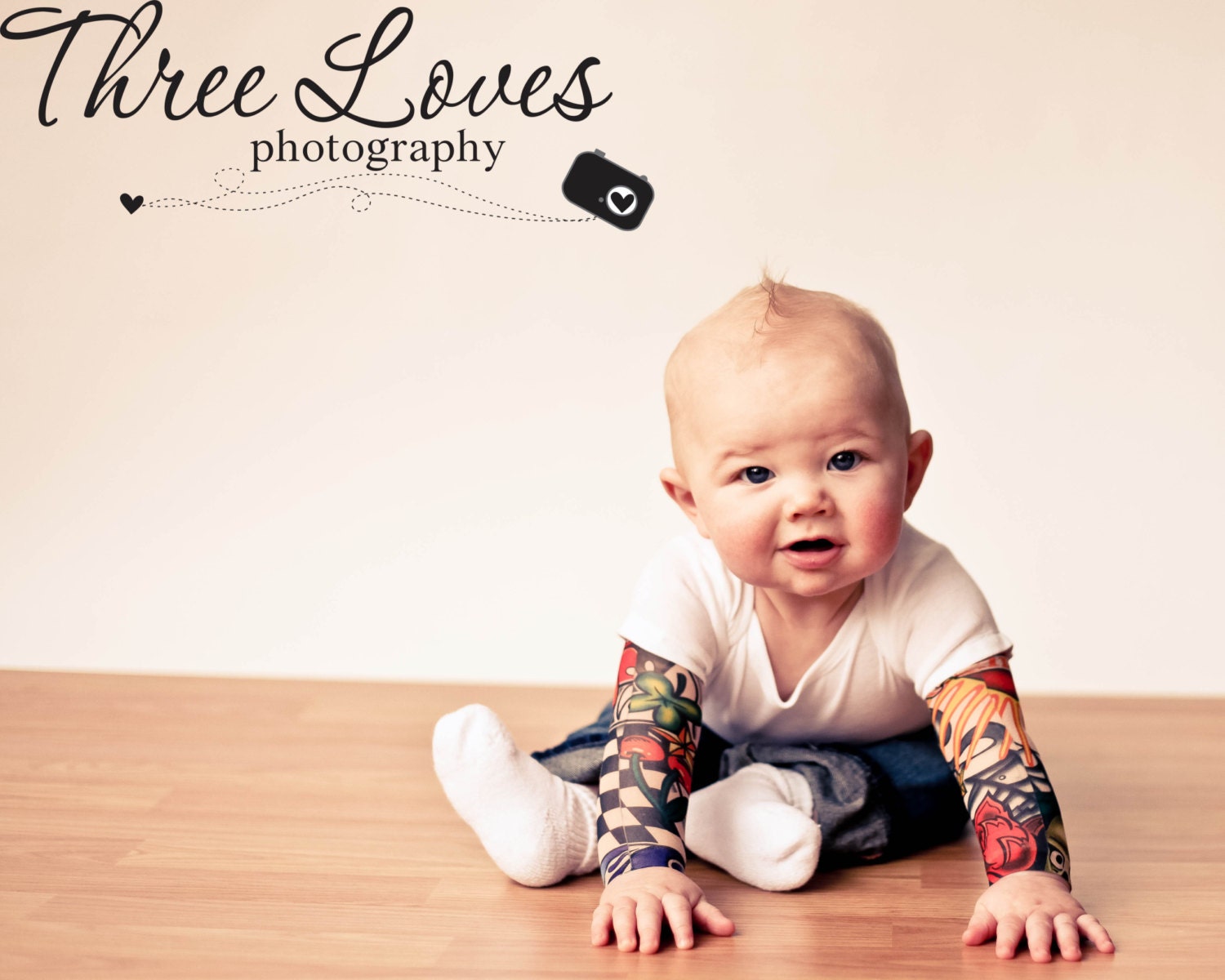 Tattoo Onesie Newborn-2t
