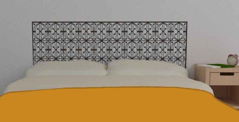 Louis Sullivan Inspired Queen Headboard decal  - Vinyl wall sticker decal