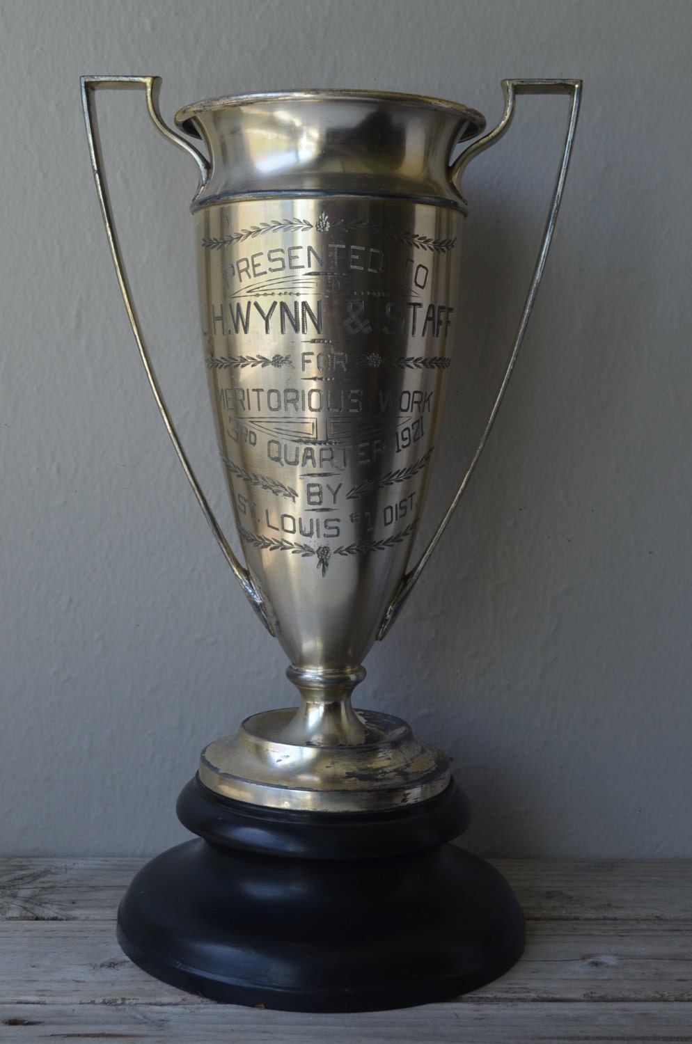 Large Silver Trophy