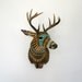 Hand-painted Taxidermy Deer Head - Custom Made