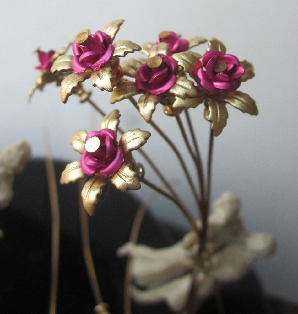 Brass Rose Lil Darling Mini Flowers