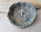 All inside of ME   tiny ceramic   art bowl  for beads rings or