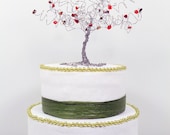 Fall Wedding Cake Topper Wire Tree Sculpture