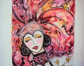 Zeigfeld Follies Inspired Show Girl Portrait