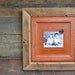 Beautiful Burnt Orange Tin Ceiling & Barn Wood Magnet Board