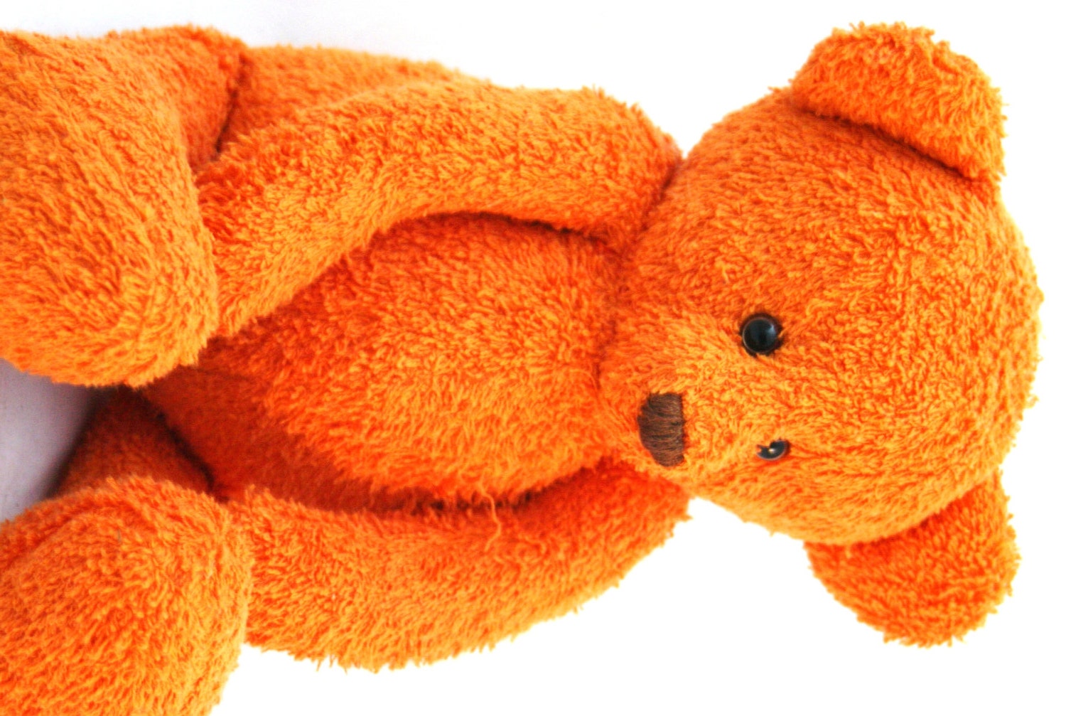 Handmade OOAK Orange baby teddy bear