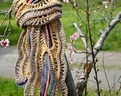 Scarf Crochet Pattern - A Tangle of Color Scarf Pattern