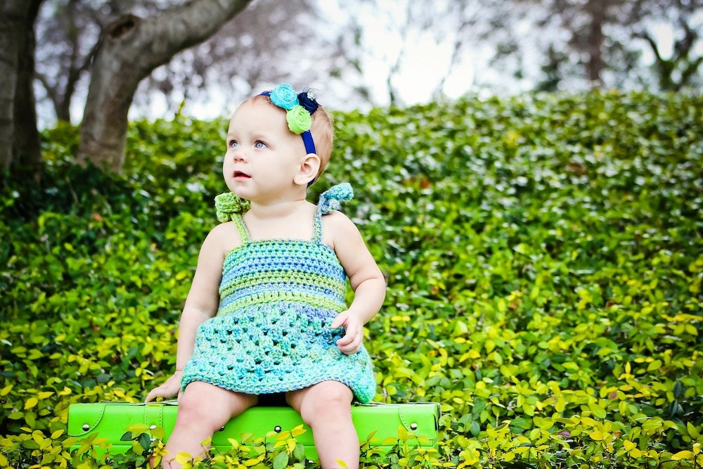 Kids Clothing, Childrens Summer Top, Tunic, Crochet Tank Top, Beachwear