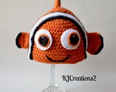 Crochet Clown Fish hat