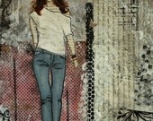 16x20 Its Her Beauty by Artist Janelle Nichol Inspirational Artwork