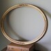 Gold Oval Frame Large Vintage Gilded Ornate Picture Photo Ornate Empty Art Hollywood Regency Wall