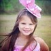 MINI Top Hat "MINNIE" a  Top Hat -  Pink Minnie Mouse Birthday Hat - Girls Birthday Party - Krown Kreations