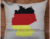 Custom Country Pillow - decorative pillow, accent pillow, home decor, honeymoon, traveler