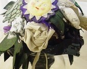 THEME WEDDINGS - Leather BOUQUET(s) - Recycled Leather, Eco-Friendly Weddings - Deposit 100 Dollars, Samples shown are nfs, sold