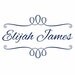 Name and Initial Vinyl Wall Decal Personalized Name Wall Decal Boy Girl Baby Nursery Room Bedroom Wall Art 22Hx36W FS289
