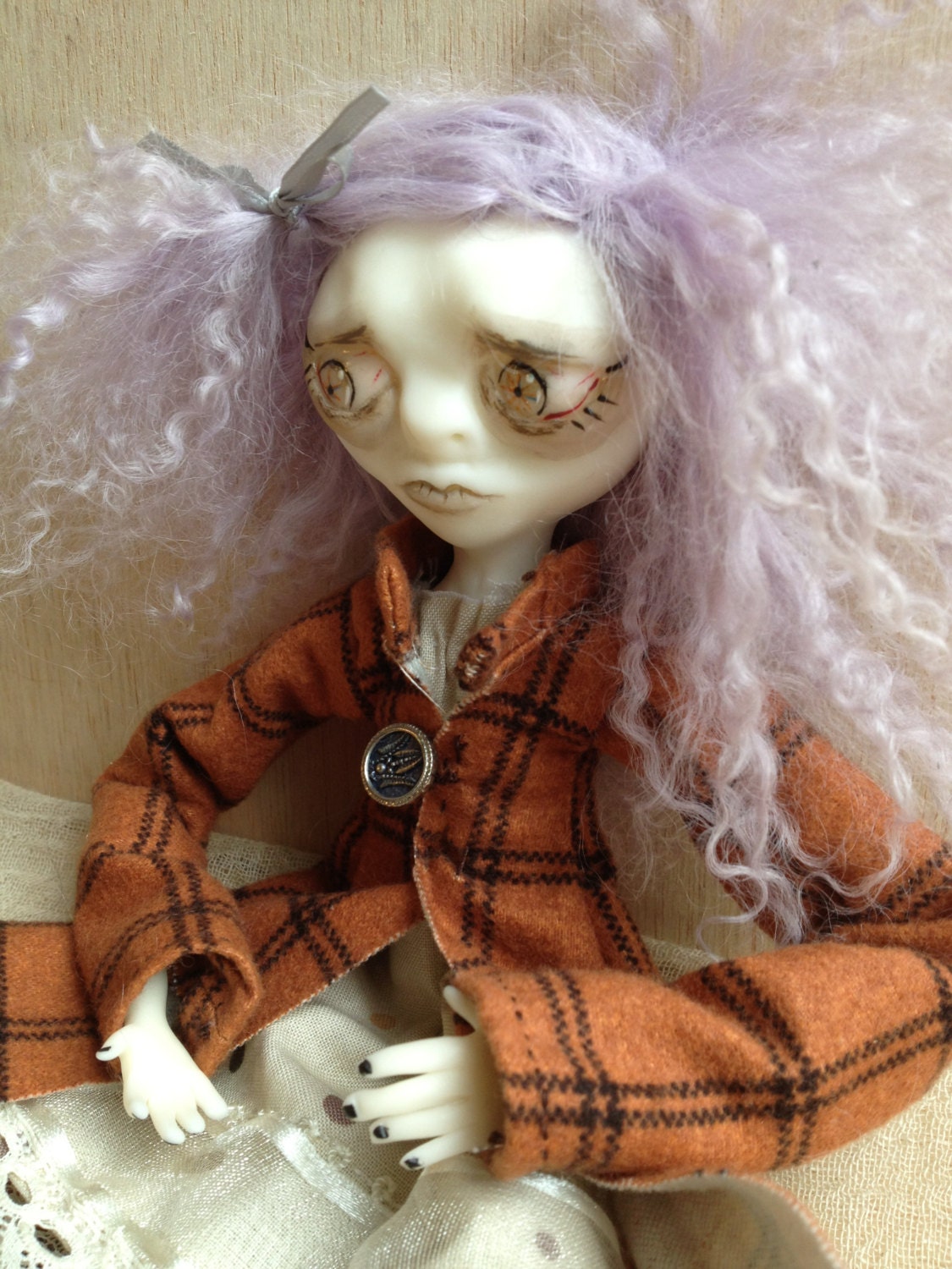 Handmade Art Doll Temperance