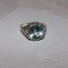 Aquamarine Ring   Mermaid Approved Ring   Size 6  3ct sGraduation SALE Purity Ring