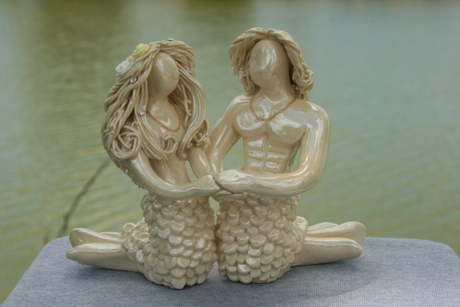 Wedding Toppers, Mermaid style - Elliesmermaids Wedding Toppers, Mermaid style - Elliesmermaids