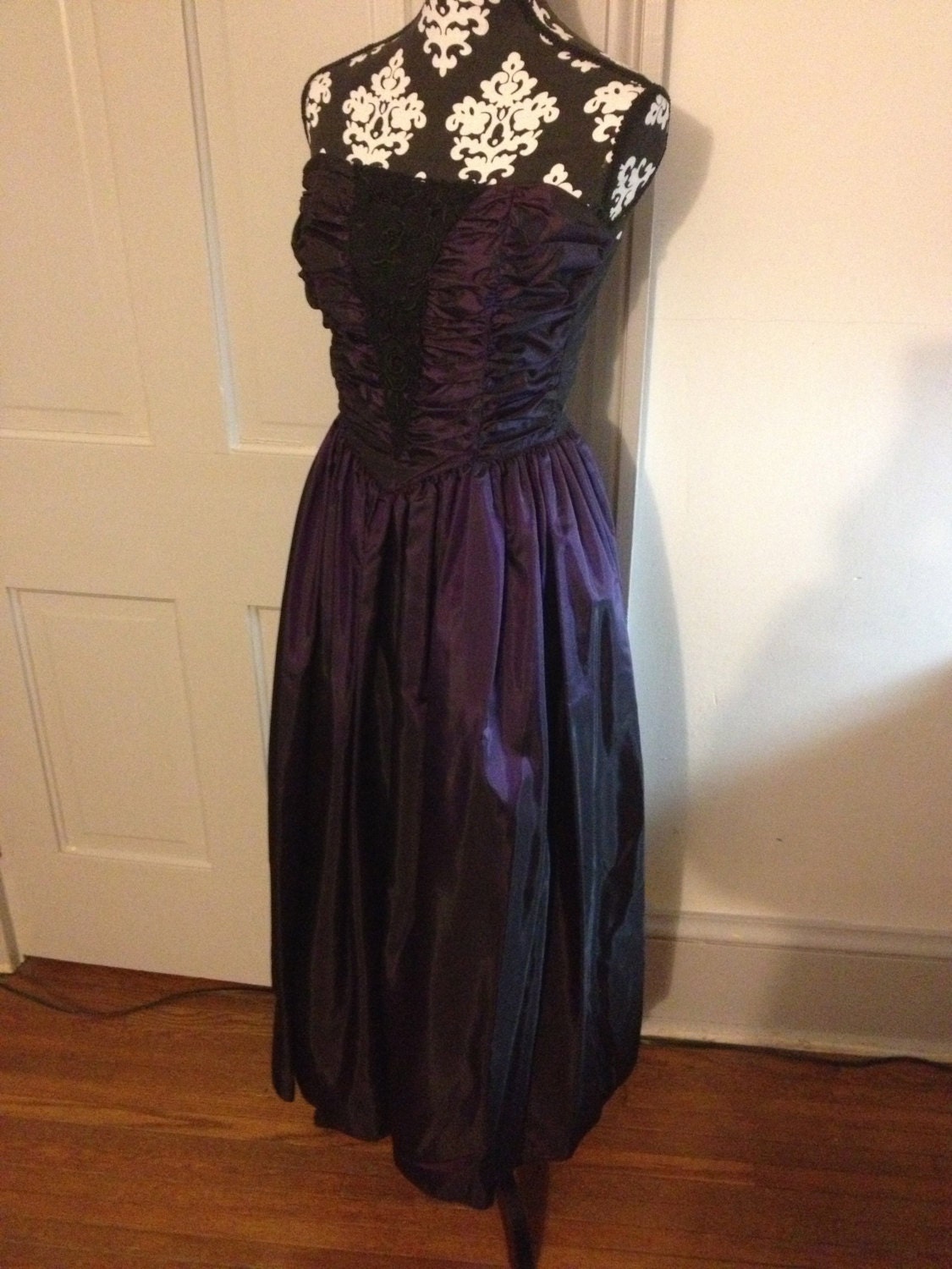  Prom Dress on Strapless 80s Prom Dress