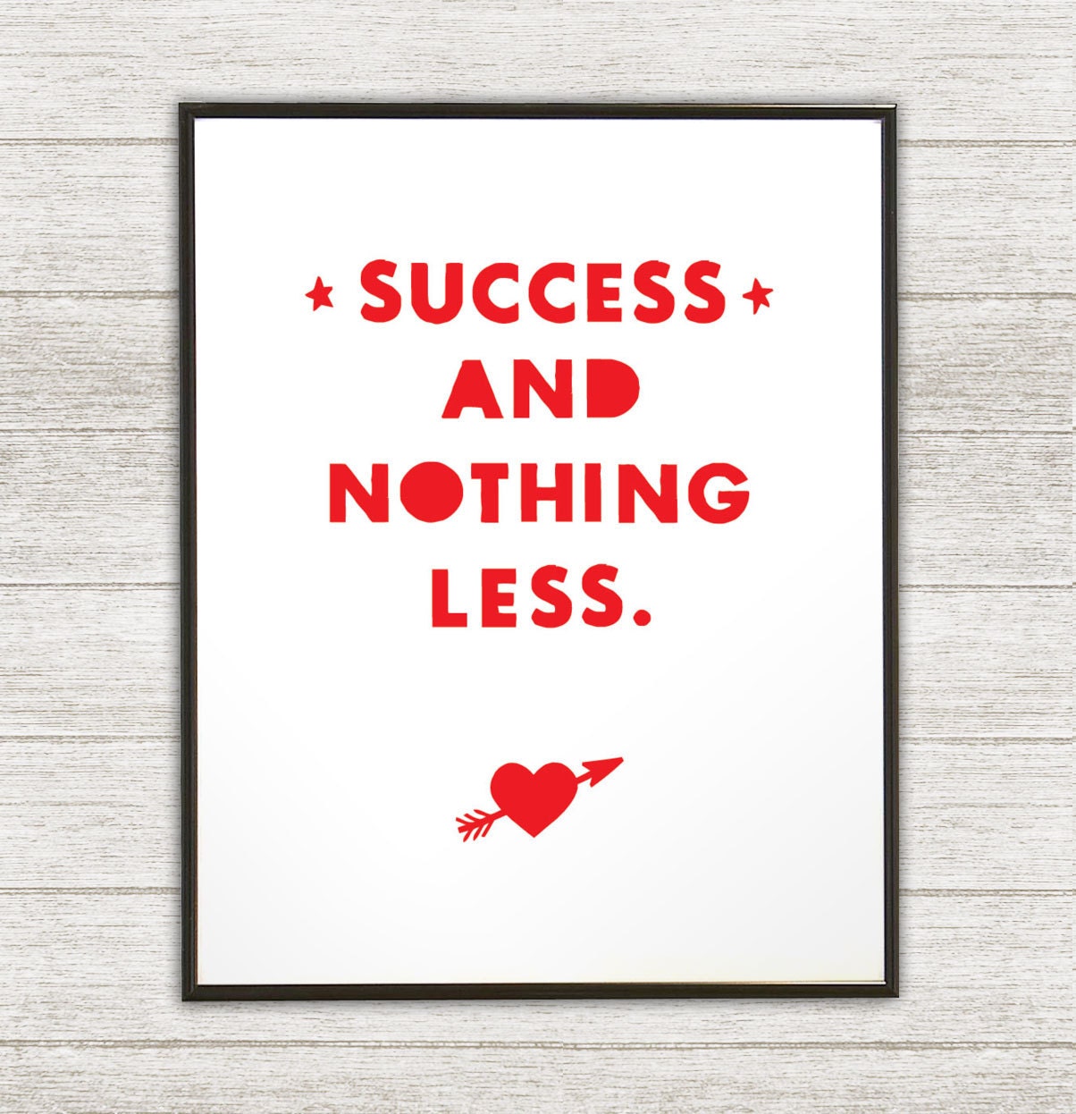 11x14 Art Print Typography Love Quote print Red (Stencil style Pop Art Print) 11x14 Print (Featured in Red) Buy 3 Get One Free