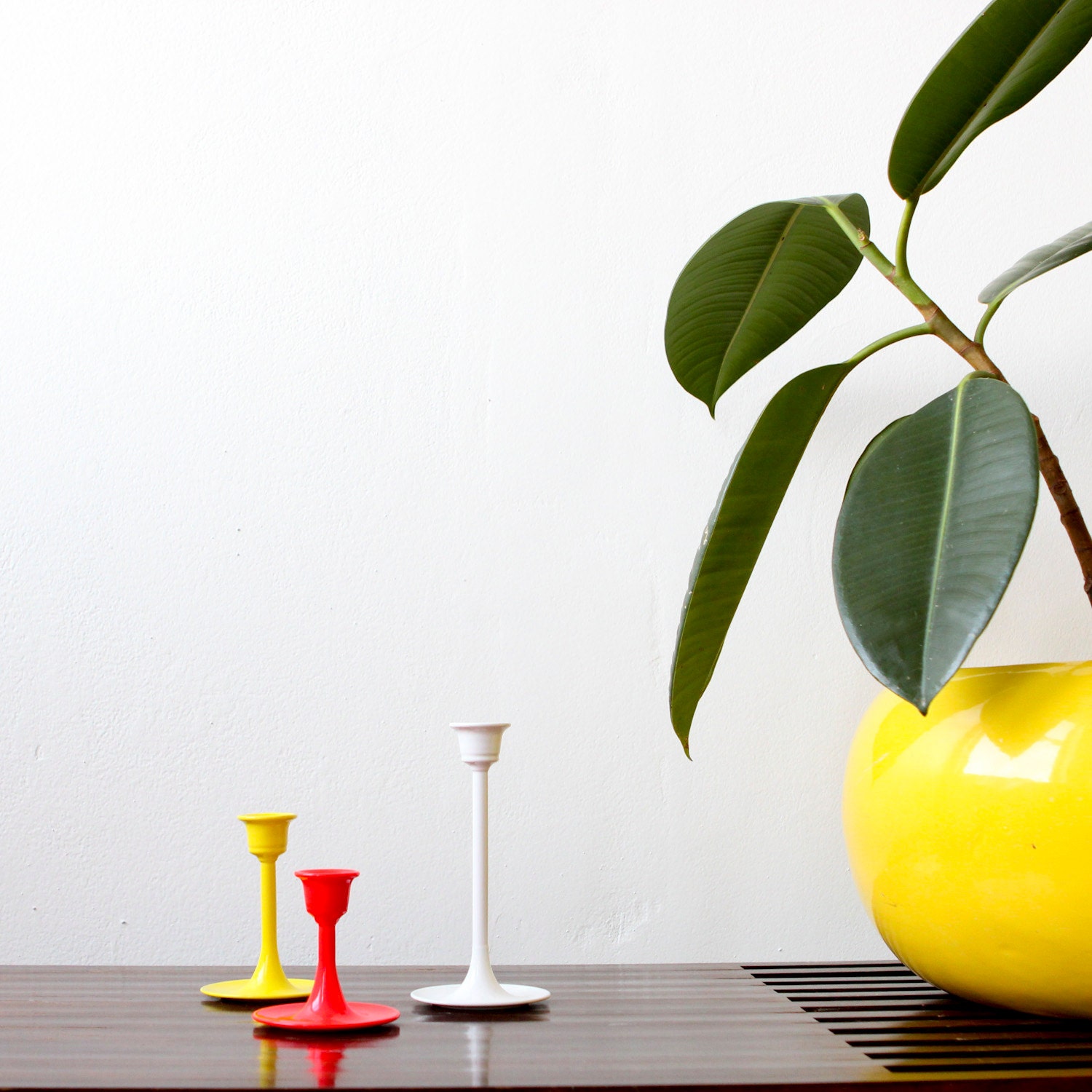 Powder Coated Candle Trio