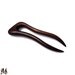 Wooden Hair Fork Mini 2 prong Palisander Eco friendly Hand Carved Natural Hair Accessory MariyaArts