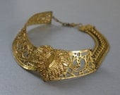 RESERVED -- Vintage Christian Lacroix Byzantine Heart Necklace