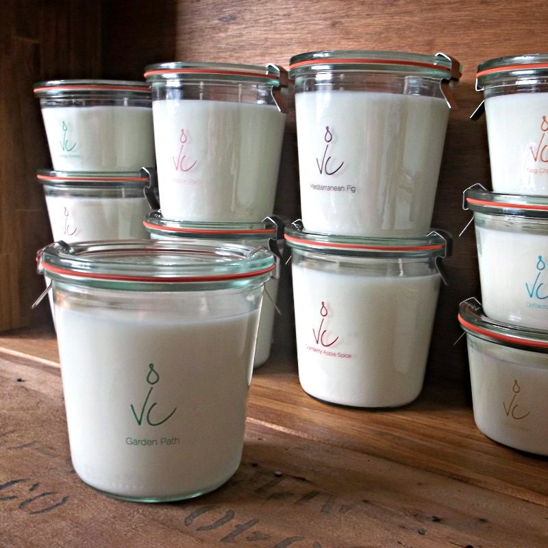 Weck Jar Candle Garden Path Organic Soy