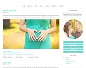 Premade Blogger Template - Minimal Clean 2 Column Blog - INSTANT DOWNLOAD