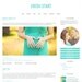 Premade Blogger Template - Minimal Clean 2 Column Blog - INSTANT DOWNLOAD