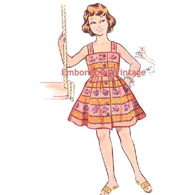 Plus Size (or any size) Vintage 1950s Dress Pattern - PDF - Pattern No 159 Annie