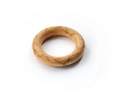 Baby Shower Gift - Organic Wooden Teething ring - New Baby - Wooden Baby Toy - Waldorf Baby - Fairy