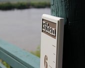 Personalized Wooden Growth Chart for Children