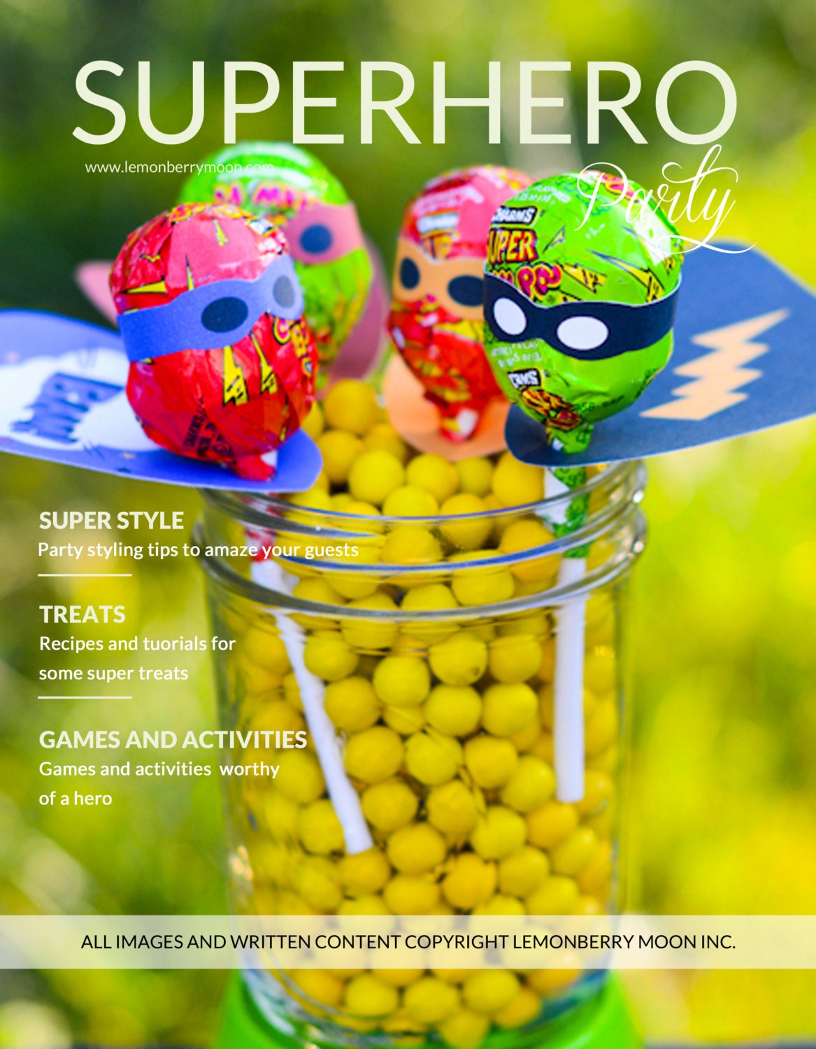 PARTY PLAN W/ LABELS - Superhero Birthday Party Plan & Labels - Instant Download - A guide to help you create this party at home on a budget Il_170x135