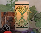 Celtic Knot Tree of Life, Embroidered Candle Wrap