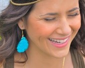 Turquoise Nugget Earrings