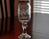 Redneck Wine Glass Ball Mason Jar Hillbilly Wine Glasses