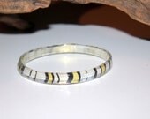 Vintage Fun Painted  Acyclic Unique Bangle Circa 1980