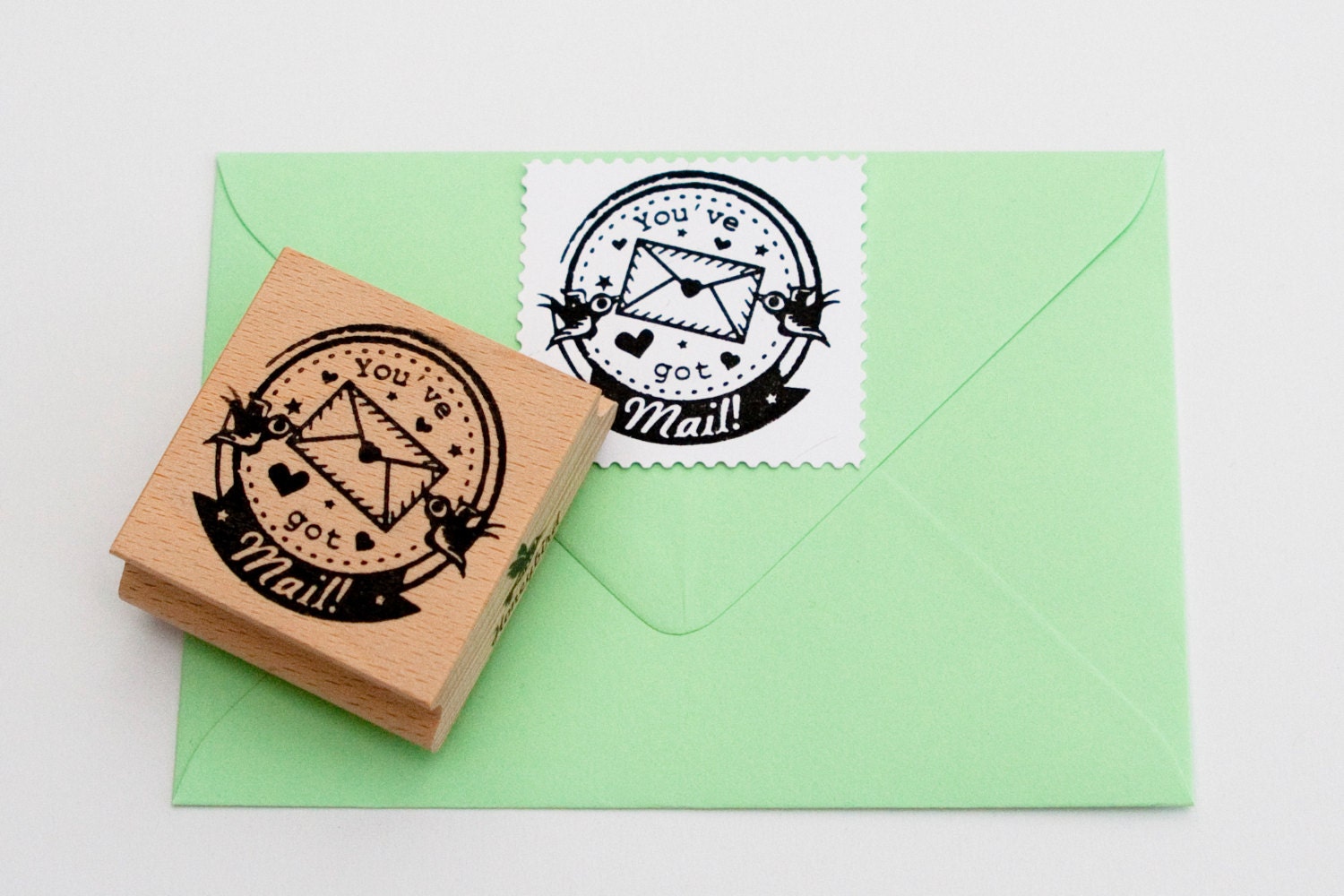 You've got Mail stamp (round design)