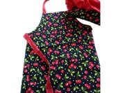 Cherries -- Lil Chef Apron and Hat Set