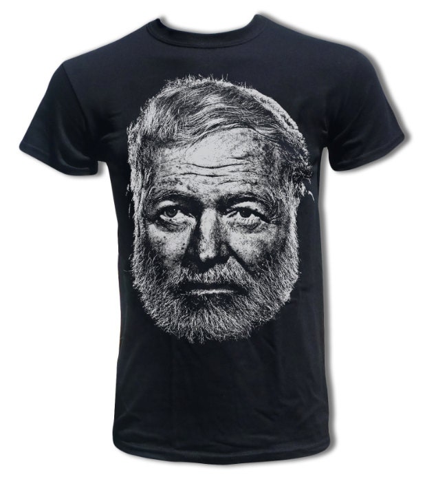 Ernest Hemingway T Shirt - Graphic Tees for Men & Women