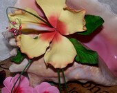 Hibiscus and Plumeria Cake Topper Package
