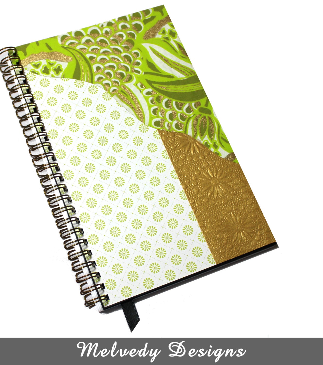 Weekly Monthly Planner Fashion 2013 2014 Organizer with Lime Green and White Design